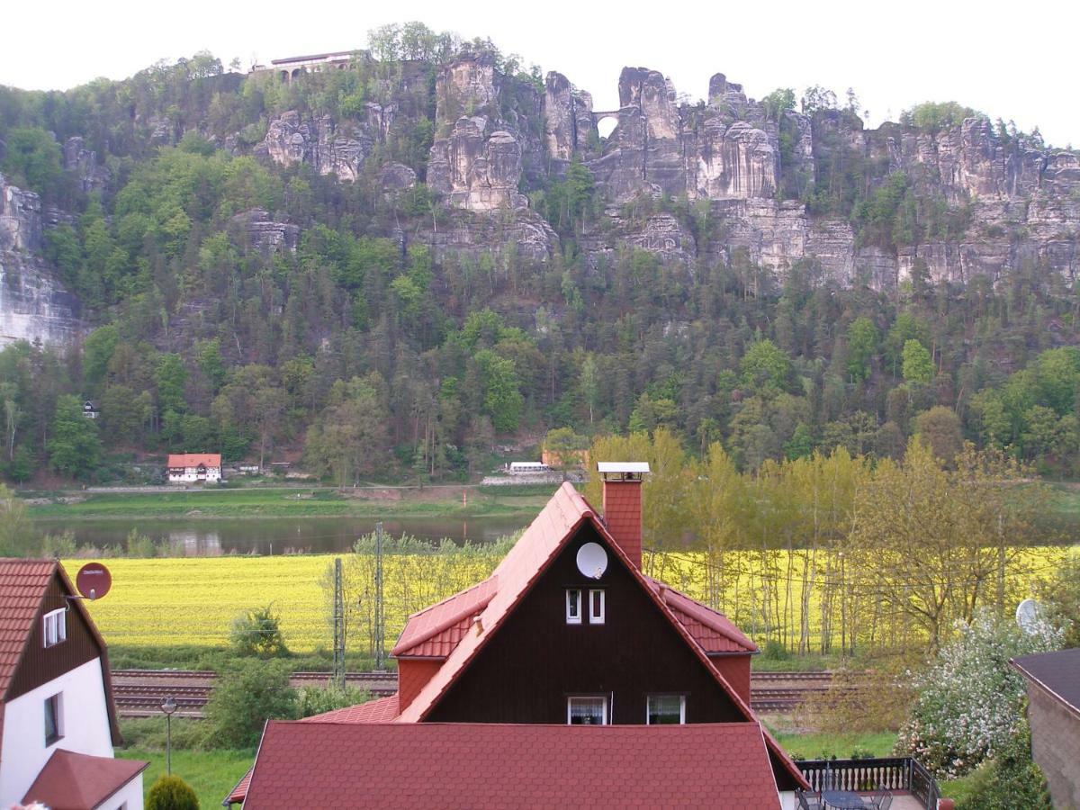 Ferienwohnung Grunwald Kurort Rathen Buitenkant foto